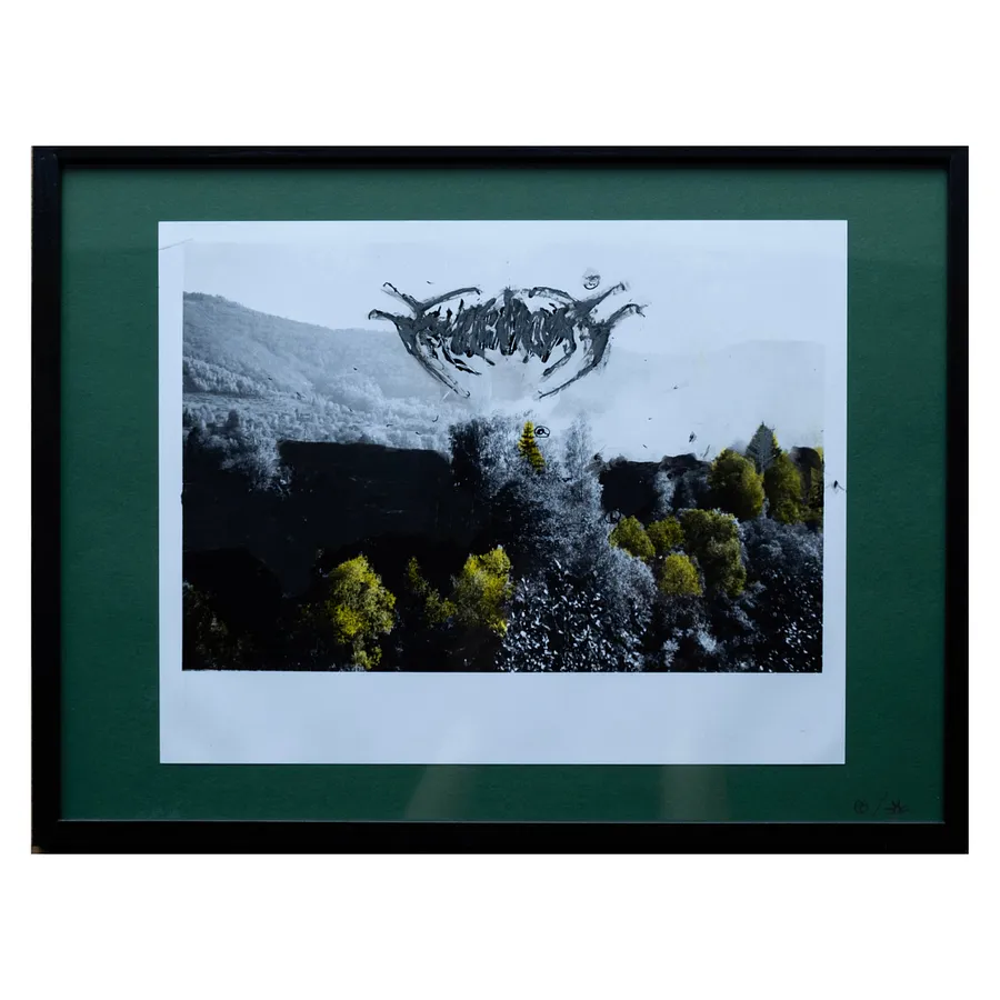 Image of The Carpathians by Sashko Seliuk, size: 24х30, made of analog photo with graphic decoration, analog photography medium, from Lutsk, part of the Nature and Urban series Photo 1 of 3.