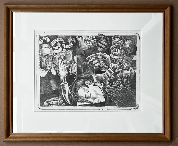 Image of from the series "Commandments" by Генрієтта Левицька, size: 33х43, made of lithography (stone print), lithography medium, from Lutsk, priced at $550 Photo 2 of 15.